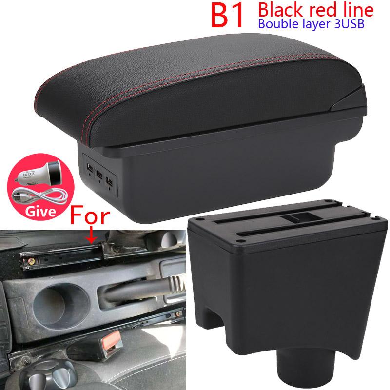 For Dacia Renault Sandero Logan 2 Armrest For Nissan Almera G15 Car Armrest box For Lada LARGUS Storage box Car Accessories