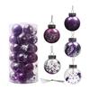 Pack of 30 Christmas Balls Reusable Party Decorative Xmas Pendant Wedding Birthday Photography Yard Household Decoration