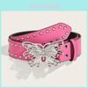 New Arrival Rivet Punk Style Wide Waist Belt Women's Jeans Belt