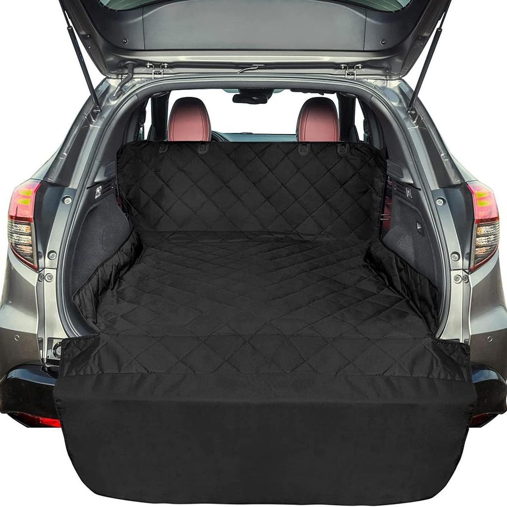 Waterproof Car Trunk Pet Mat - Thickened Oxford Cloth Dog Seat Cushion, Wear-Resistant Rear Tailgate Mat.