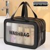 Women's Portable Makeup and Toiletries Bag - Dry/Wet Separation, Large Capacity, Travel Storage, High-End Feel