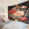 Floral Elegance In Bloom Tapestry Room Decoration Wall Hanging for Living Room Bedroom, dormitory, Birthday and Christmas gifts