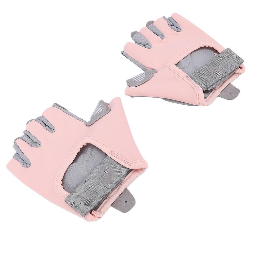 Breathable Workout Gloves Liquid Silicone Non Slip Easy Removal Shock Absorption Half Finger Workout Gloves