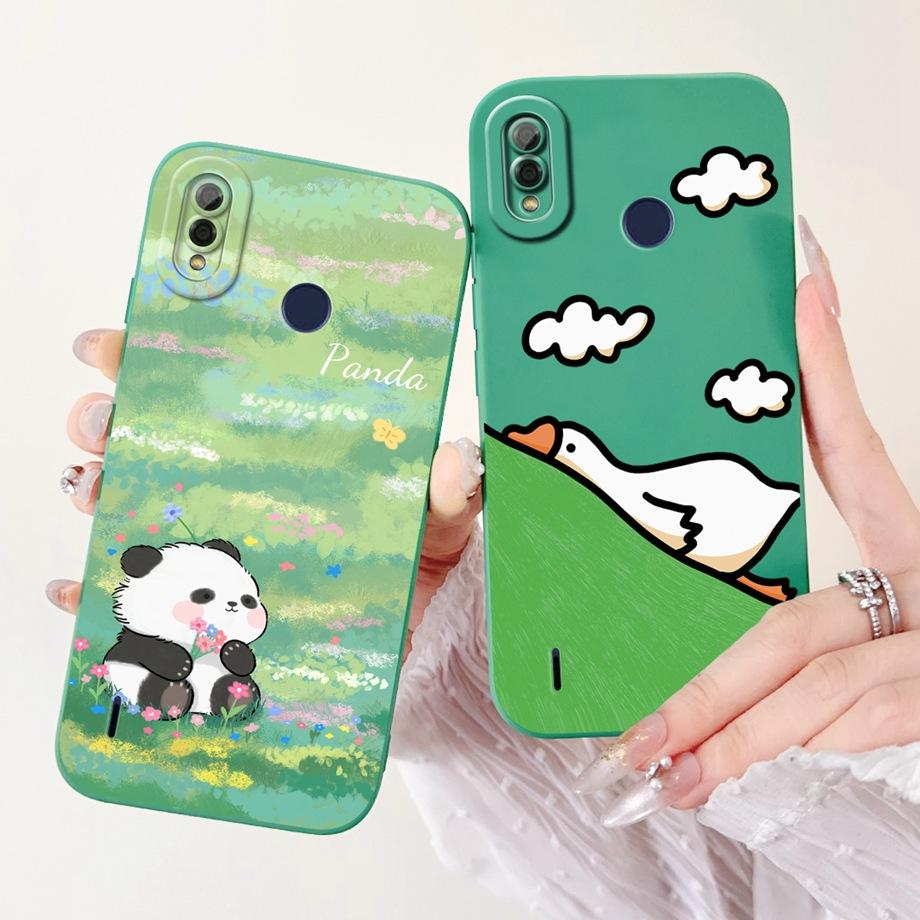 Moon Night Gothic Style Phone Case For Itel P33 Plus P33+ Back Cover Soft Silicone Bumper Coque ITELP33 P 33 Capa