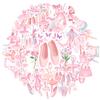35-50 Pezzi Adesivi Ballerina Femminili Eleganti Adesivi Balletto Adesivi Per Chitarra Fai da Te Skateboard Laptop