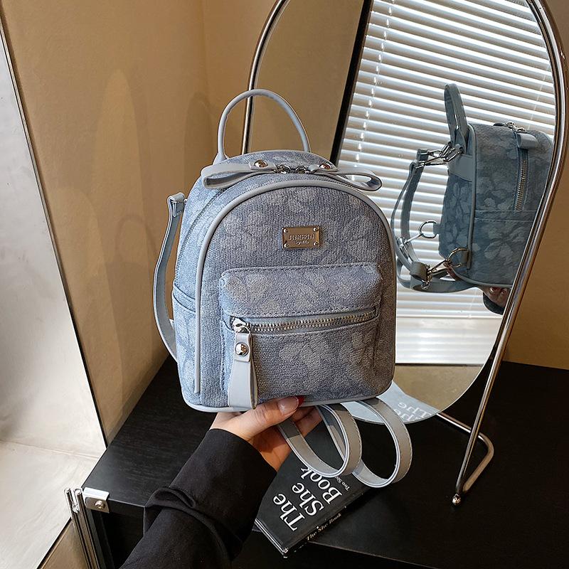 Niche Backpack Bag Women's New Fashion Mini Schoolbag Versatile Commuter Backpack