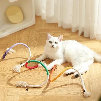 Katzenspielzeug, interaktives Molar-Baumwollseil-Spielzeug, Silvervine, Katzenspielzeug, sauberes Maul, Kätzchen-Spielspielzeug, Heimtierbedarf, Zubehör