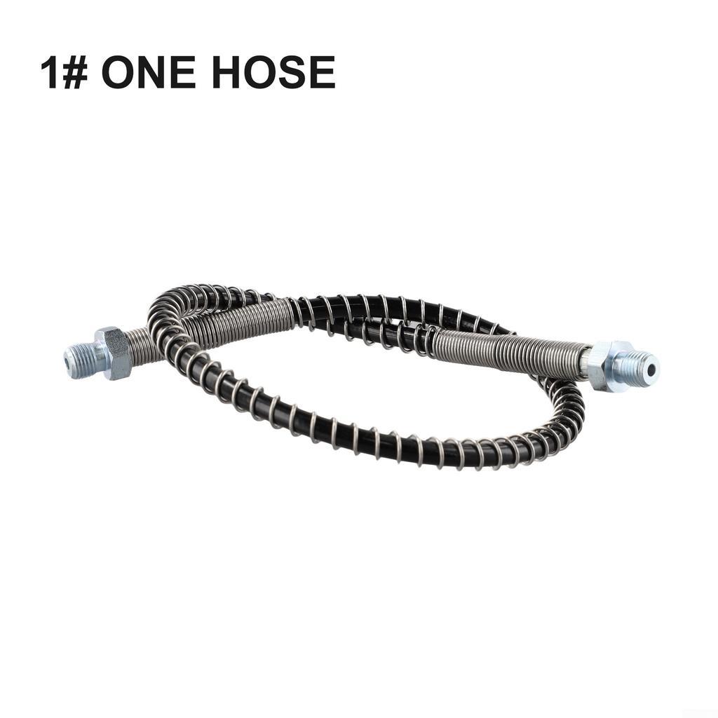 Air Pump High Pressure Hose Outdoor 8mm M10*1 Thread With Spring Wrapped