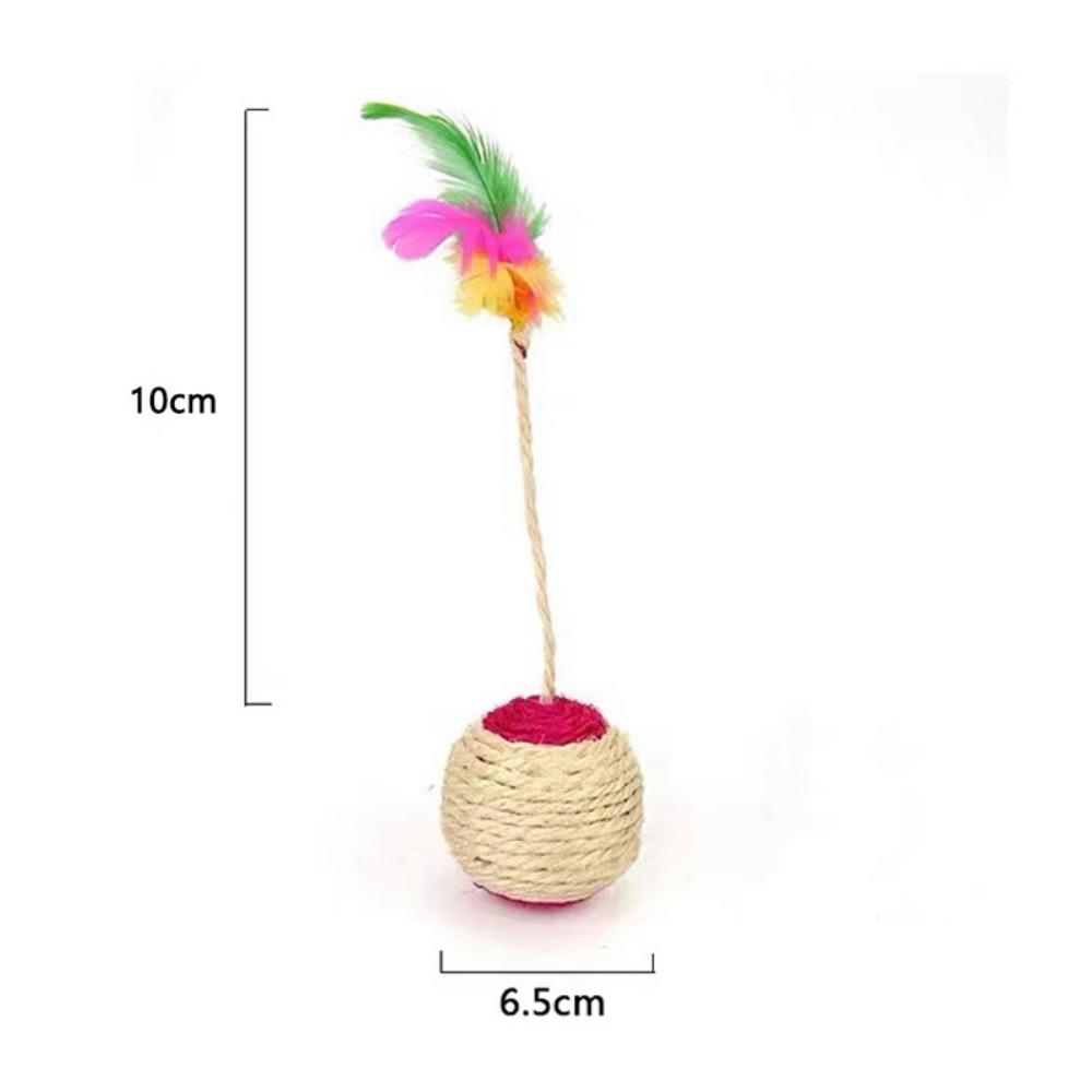 Catch Cat Scratching Sisal Playing Training Molar Ball Cat Balls Chew Ball Cat Scratching Ball