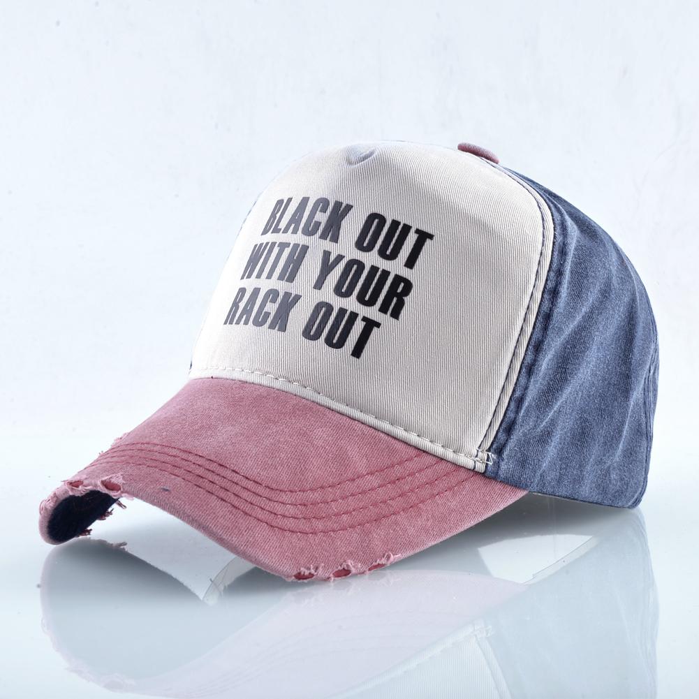 

Бейсболка из потертой джинсовой ткани для мужчин и женщин, мягкие хлопковые шляпы для папы, шляпа в стиле хип-хоп с надписью Trucker Bones Snapback 56-60cm красный