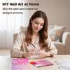 12 Colors Nail Art Pens Set, Quick Dry 3D Nail Polish Pens for DIY Nail Art, Nail Markers for Dotting & Liner Designs, Ideal Christmas Gift