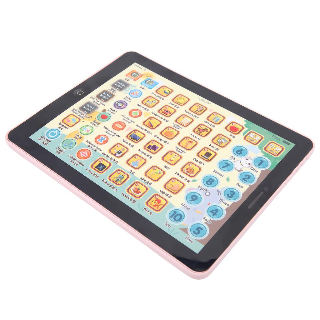 ABS Kid Children Tablet Pad Learning Letters Words Numbers Educational Electronic Toy