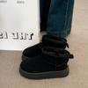 Large Size Velvet Thickened Outer Wear Cotton Shoes Platform Snow Boots Women Winter Short Snow Cotton Women