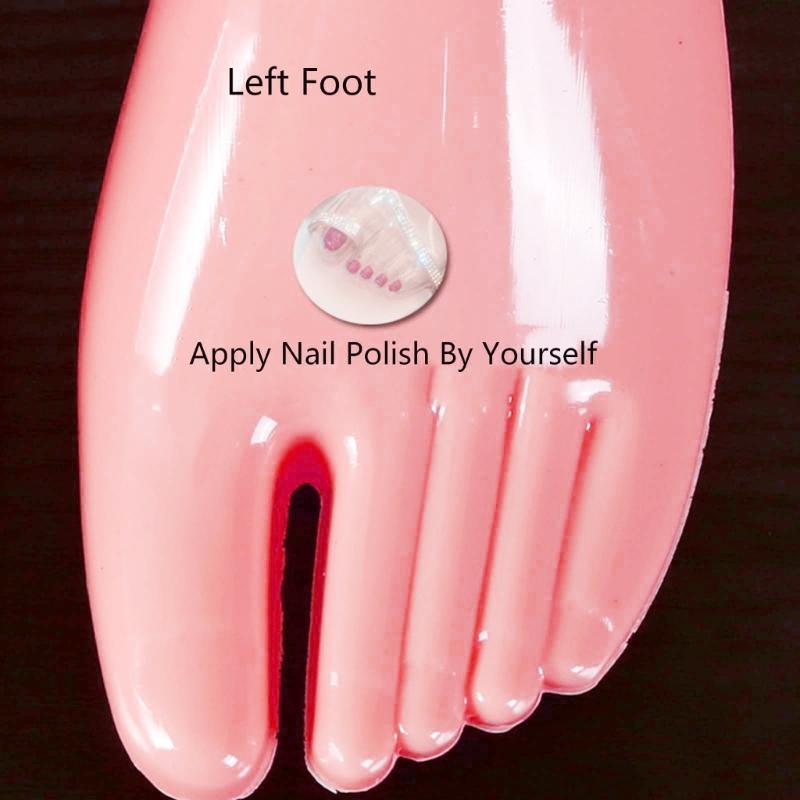 Supporto per Piede Modello Femminile in Plastica Scarpe Calzini Sandalo Supporto Modellatore Strumento Manichino Femminile Espositore per Piede Gioielli