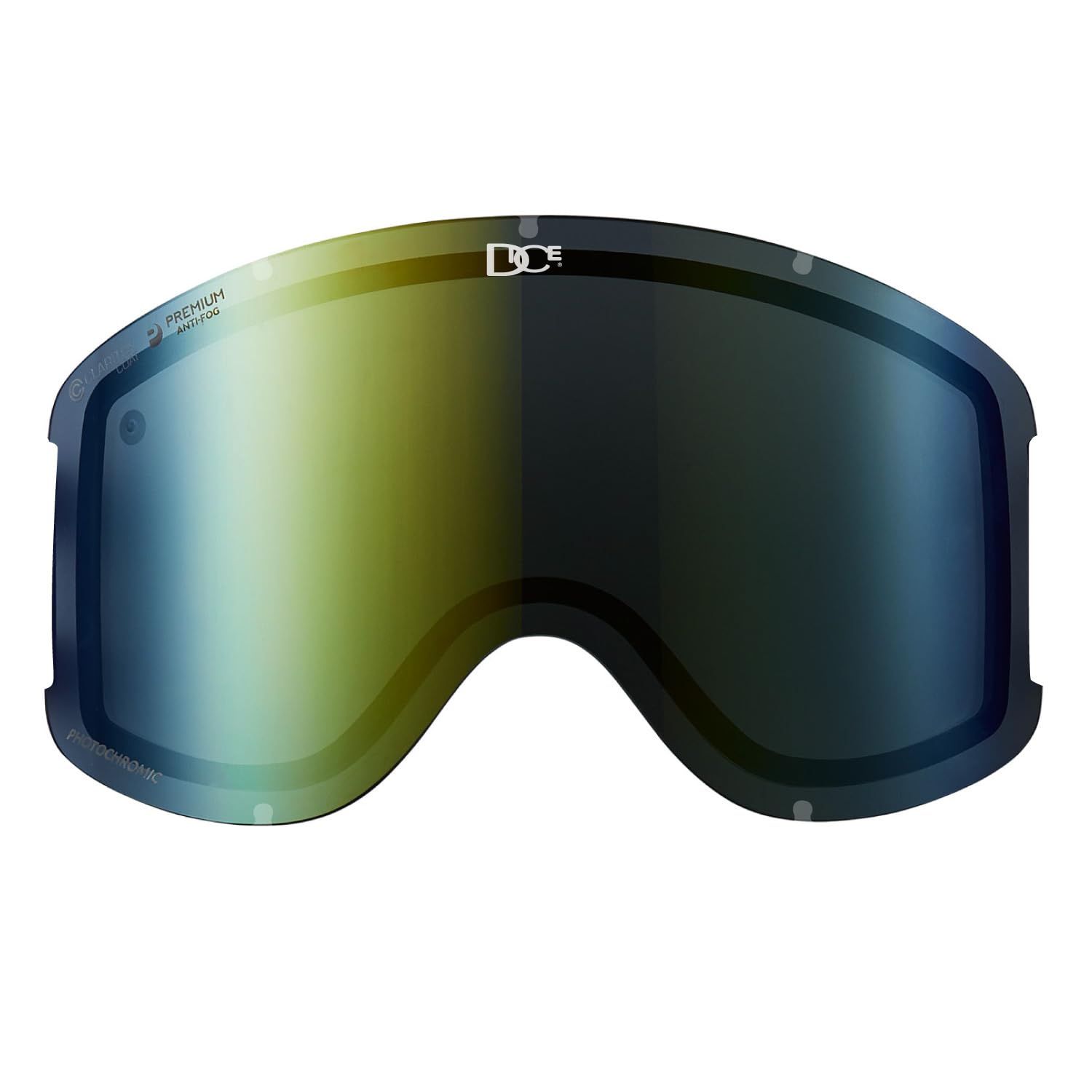 

spare lens for SHOWDOWN only Showdown LSD5656 Y Photochromic x Gray x Yellow Mirror Ski Snowboard Snow Goggles Sunny to Snowy [Dice] Japanese-made