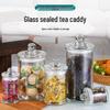 Large Capacity Transparent Moisture-Proof Storage Jar for Dried Fruit, Flower Tea, and Tangerine Peel