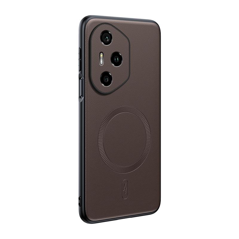 For Honor 300 Pro Case Magnetic Leather Shield Cover For Honor 300 Pro High Quality Anti-Fingerprint Non-Slip PC+TPU