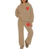 Unisex Trendy set mikiny a tepláků Y2K - Euro-americký Streetwear styl