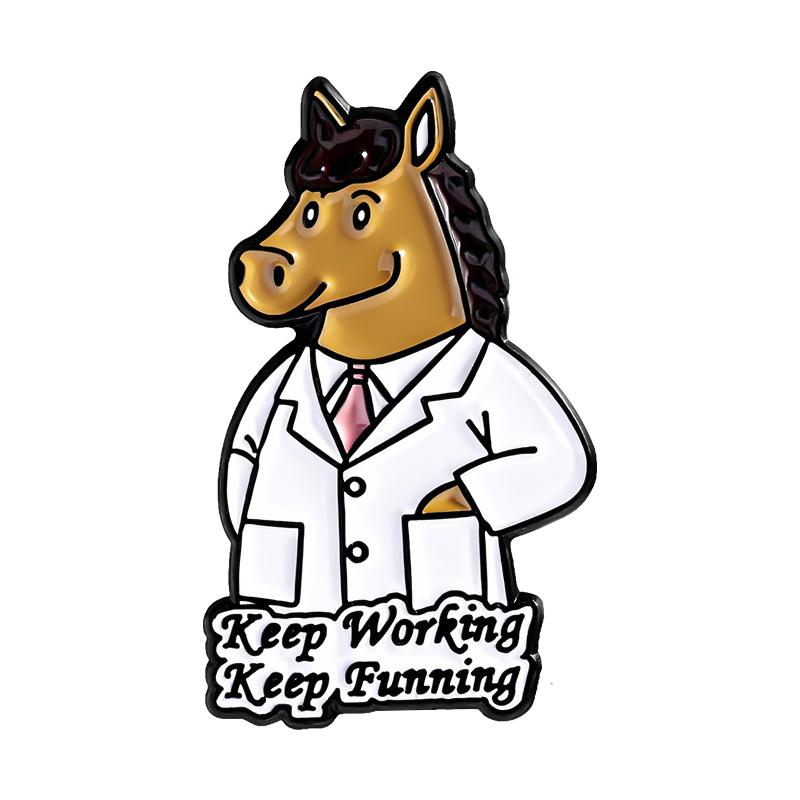 Animal Doctor Enamel Pins Custom TRUST ME I'M A DOGTOR Brooches Lapel Badges Animal Jewelry Gift for Friends