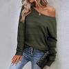 Women's T-Shirt Vintage Floral Print Round Neck Loose Long Sleeve Mid-Length Thumb Leak Top