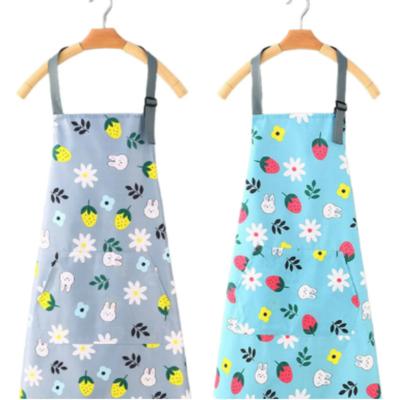 Süße Blume Katze Früchte Küche Haushalt Ölbeständig Kochschürze Für Frauen Männer Küche Wasserdicht Erwachsener Kaffee Backen Zubehör