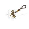 Copper Zodiac Horse Lucky Pendant Pendant Decoration Women Men Bag Charm