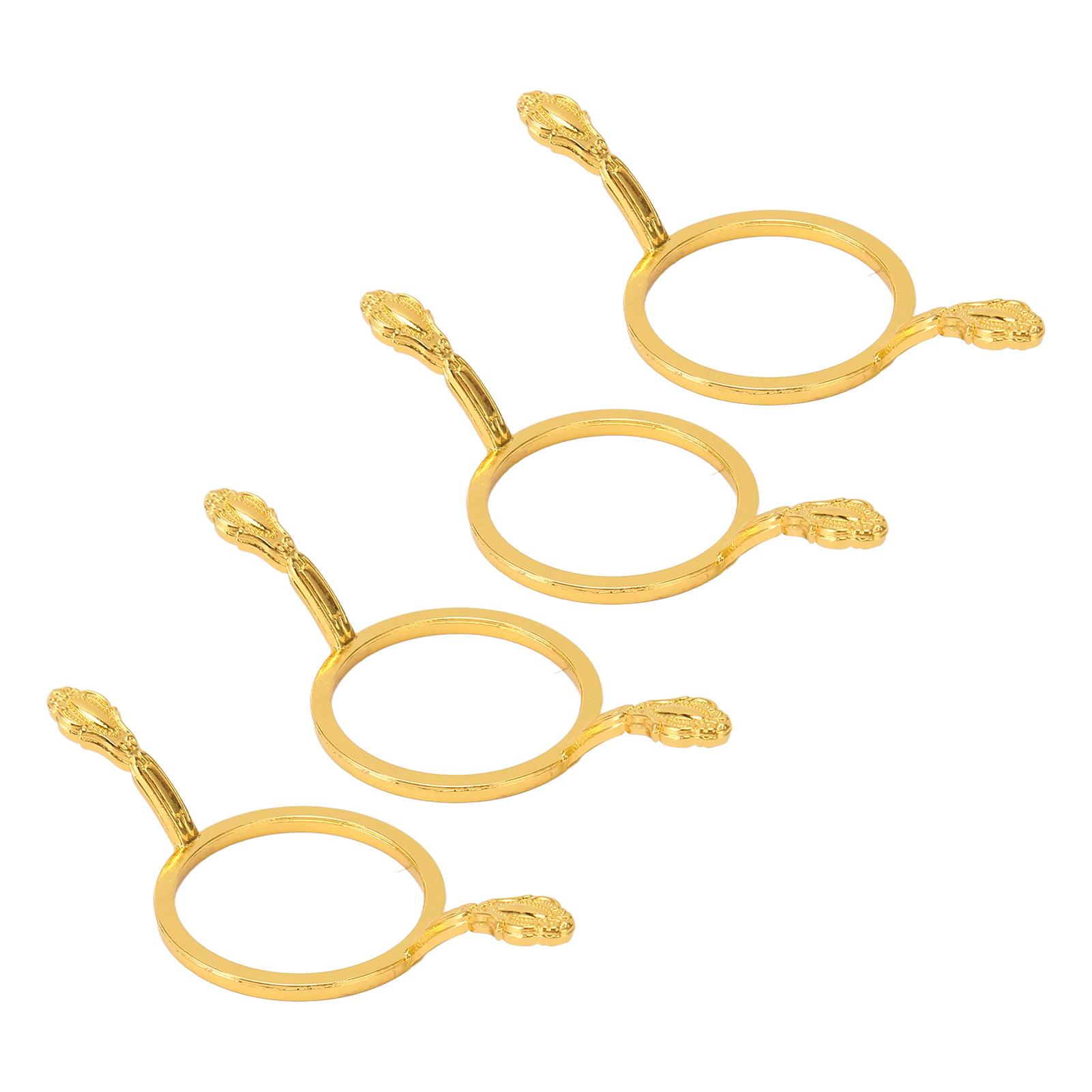 

4 шт. формы для восковой печати, сделай сам, защита от ржавчины, простая эксплуатация, кольца для штампа восковой печати для рукоделия