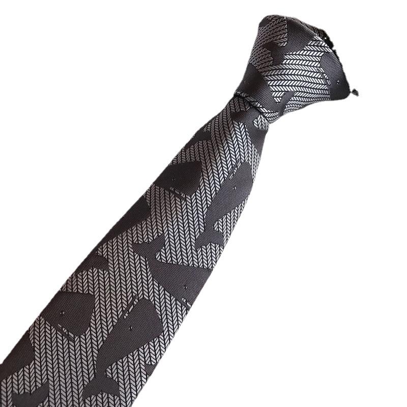 6cm Width Men Tie Embroidered Rose