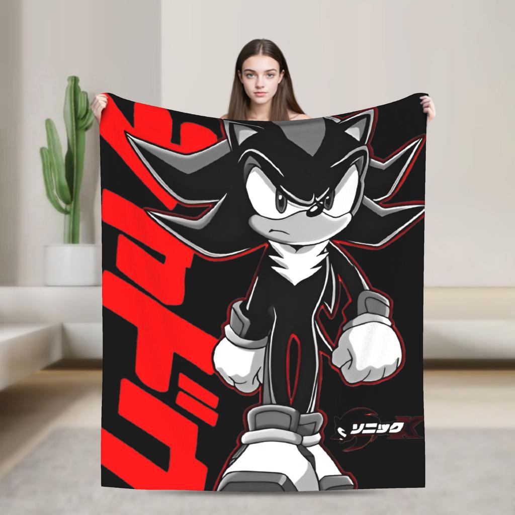 The Hedgehog Shadow X - Shadow's Path Vintage Blanket Flannel Vintage Warm Throw Blankets for Bedspread Autumn/Winter
