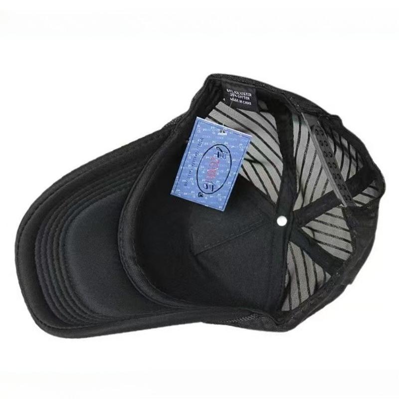 Big Size High Top Mesh Trucker Caps Men Big Head Man Baseball Cap Plus Large Size Hip Hop Punk Rock Snapback Hat 55-60Cm 60-63Cm