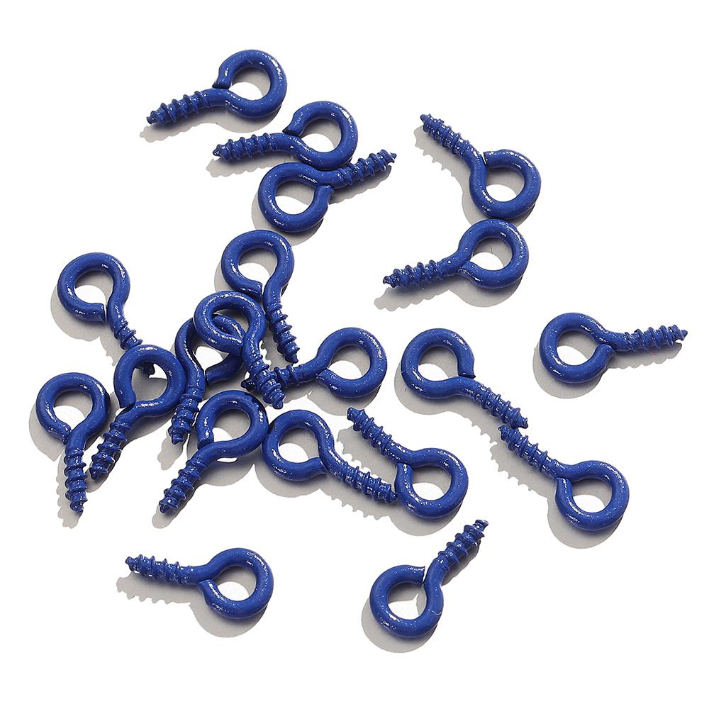 200pcs/100pcs Small Eyes Pins Nail Screw Tiny Mini Sheep Eyepins Hooks Clasp Eyelets for Charms Pendant Jewelry Making DIY