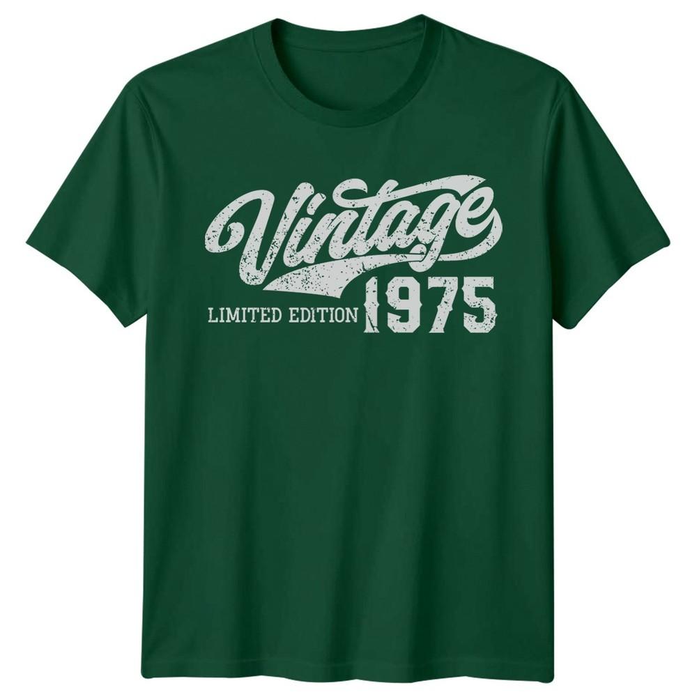 Vintage 1975 Limited Edition 51st Birthday Gift Unisexs TShirt fiftyone Year Old S
