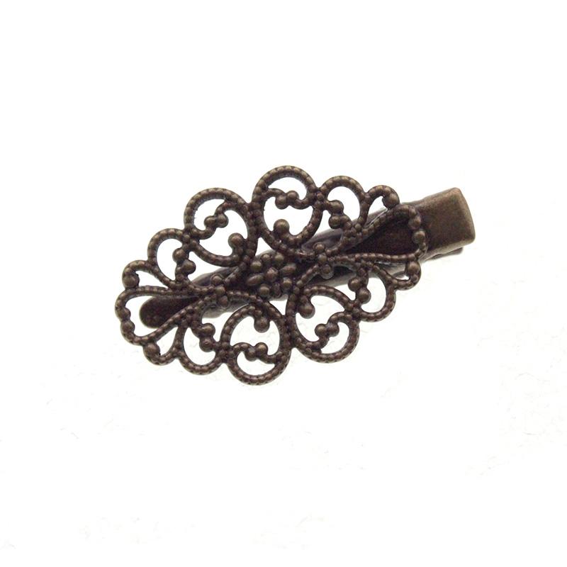2pcs/lot 20x36mm Copper Hair Claws Accessories for Women Hair Clips Findings Prong Alligator Hairpin for DIY Hair Jewelry Making