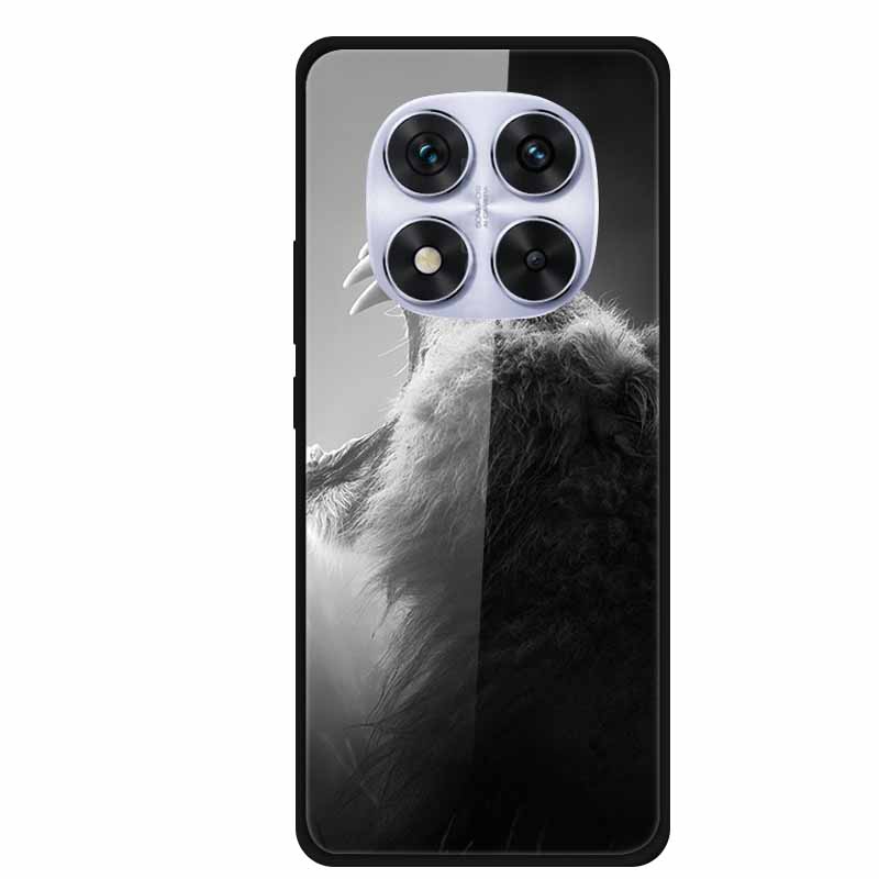 Tempered Glass Case For Redmi Note 14 Pro Coque 14Pro Flowers Phone Cases For Xiaomi Redmi Note14 Pro Hard Back Cover Case Funda