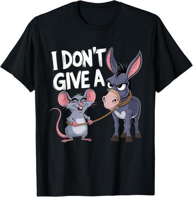 Mir doch egal Ratte Esel Maus Lustig sarkastisches Tier T-Shirt Unisex T-Shirt
