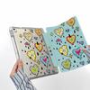 Graffiti Love Y Fold Sticker Tablet Protective Case for iPad 11 Inch Transparent iPad Pro 13 with Pen Slot