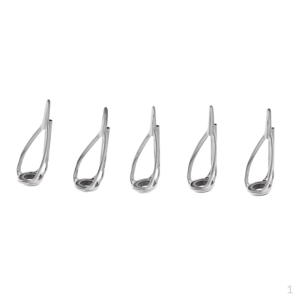 5 Pieces Fishing Rod Rods Guides Tips Repair Kit