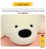 Extra Large Long-Haired Dog Plush Pillow – Bear Hug Sleeping Pillow Gift for Girls