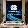 Custom Text Tapestry New Holland Print Wall Tapestry Indoor Living Room Wall Decor