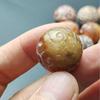 Imitation Han Ancient Style Hetian Jade Beads, Natural Loose Beads, Ideal for DIY Jewelry, 2mm Diameter