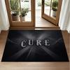 The Cure Design Crystal Velvet Rug Soft Decorative Mat for Bedroom Entrance