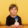 Spaceship Astronaut 0-9 Universe Sparkler Candle for Birthday Cake Boy, Topper for Party Decorations Anniversary Celebrations