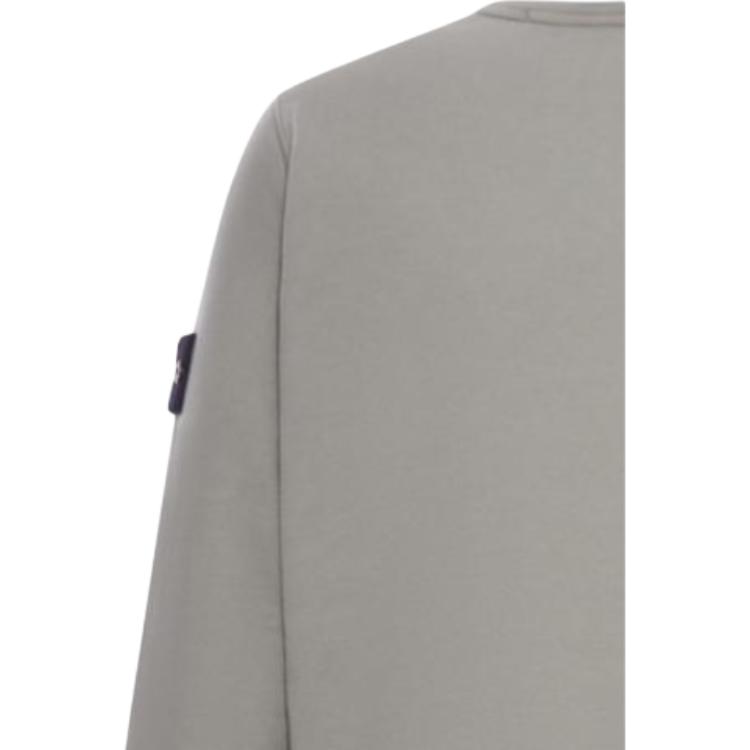 STONE ISLAND Felpa girocollo manica lunga da uomo Grigio K2S156100028S0A20-V006B