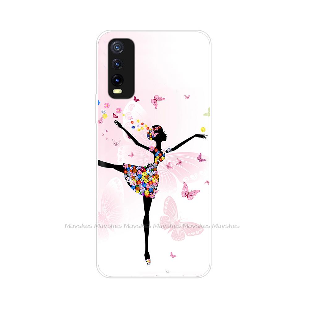 For Coque Vivo Y11s Case Soft Silicone Fundas Back Cover For Vivo Y11s V2027 V2029 Cute Phone Case For Vivo Y 11s TPU Bumper