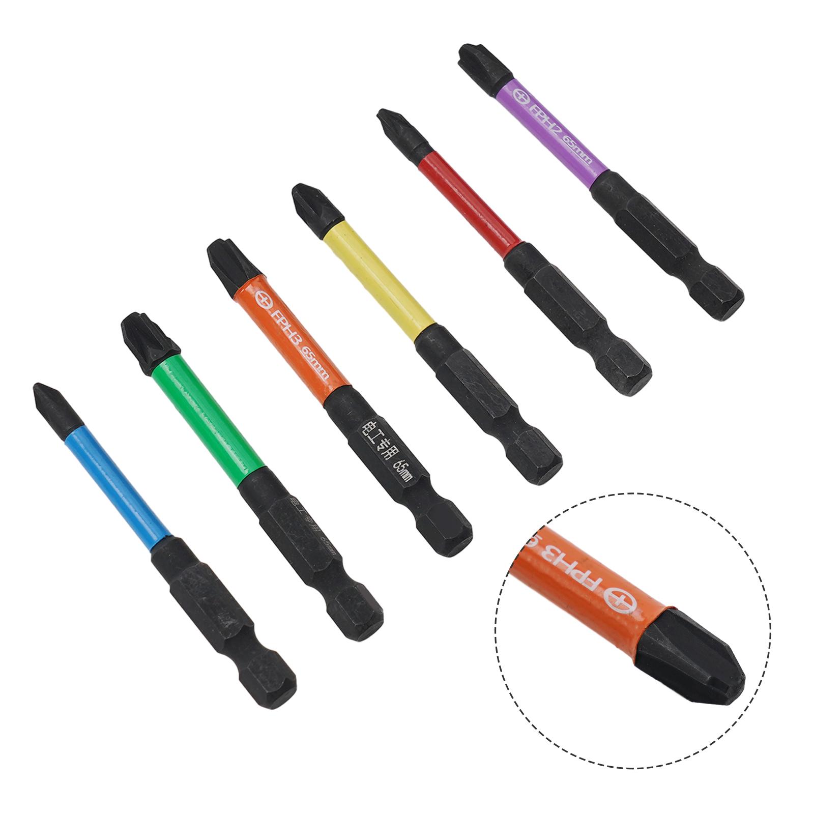 

6pcs 65mm Magnetic Special Slotted Cross Screwdriver Bit For Electrician FPH FPZ Circuit Breakers, Air Switches, Socket Panels China Mainland