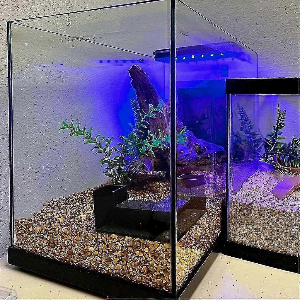 Aquarium Unterirdischer Tunnel Fisch- & Garnelenversteck für Aquarien Einzigartiger Unterwasser-Sichttunnel Co