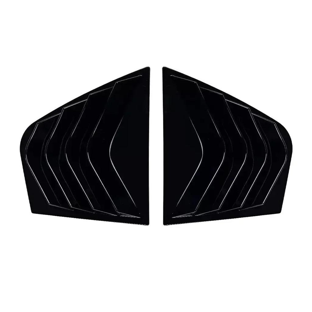For Kia Stinger 2018      2024 Car Rear Window Louver Shutter Cover Exterior Side Vent Trim Scoop Sticker