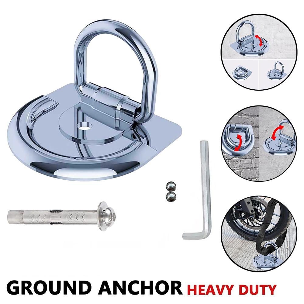 Motorcycle Anti-Theft Floor Lock Kit Motorcycle Floor Wall Ground Anchor Motorbike Safety Anti-Theft Lock Motorcycle Accessories 1set
