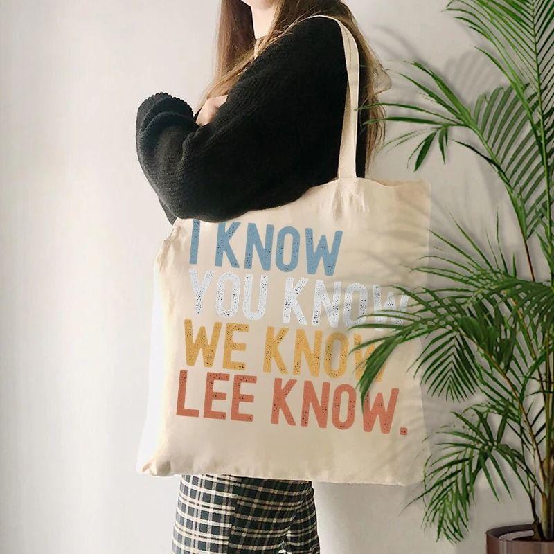 Creative Funny Letter Printed Canvas Tote Bag Shopping Handbag with Friendship Quote White Casual Shoulder Bags