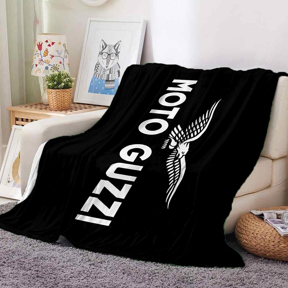 Moto Guzzi Flannel Blanket Throw Blanket Soft Warm Sofa Bed Camping home Decor Unique Christmas Gift C92634